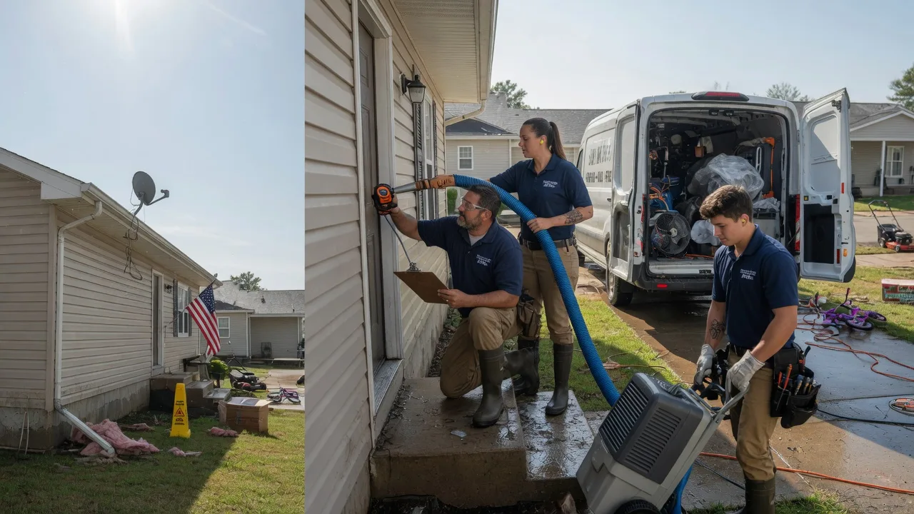 Ceiling Water Damage Restoration in Oakland, IL near me